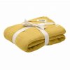 Муслінова тканина пелюшка BIBS Muslin Swaddle 1 шт в упаковці 120*120 см з сумкою для зберігання - Mustard