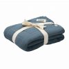 Муслінова тканина пелюшка BIBS Muslin Swaddle 1 шт в упаковці 120*120 см з сумкою для зберігання - Petrol