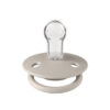 Соска пустушка BIBS De Lux Silicone Round (кругла) – Sand - 0-36 міс.