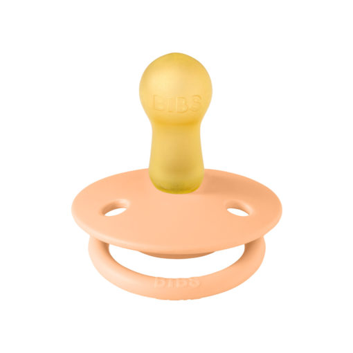Соска пустушка BIBS De Lux Latex Round (кругла) – Peach Sunset - Зображення 2