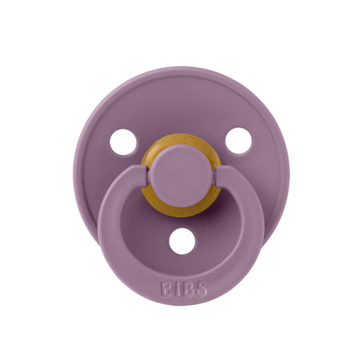 Соска пустушка BIBS Colour Latex Round (кругла) – Mauve