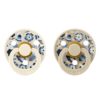 Пустушка BIBS x Liberty Colour Latex Round (кругла) Bobo – Ivory Mix (2 в упаковці) - 6-18 міс.