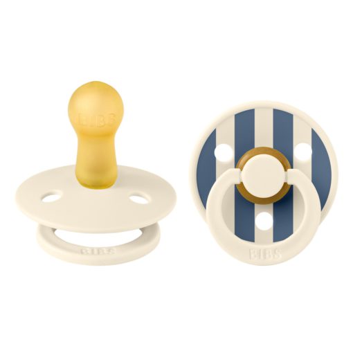 Пустушка Studio Colour Latex Round (кругла) Pin – Ivory / Steel Blue Mix (2 в упаковці) - Зображення 2