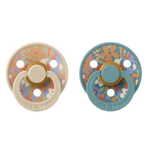 Пустушка BIBS x Liberty Colour Latex Round (кругла) June Blossom – Vanilla Hush Mix (2 в упаковці)