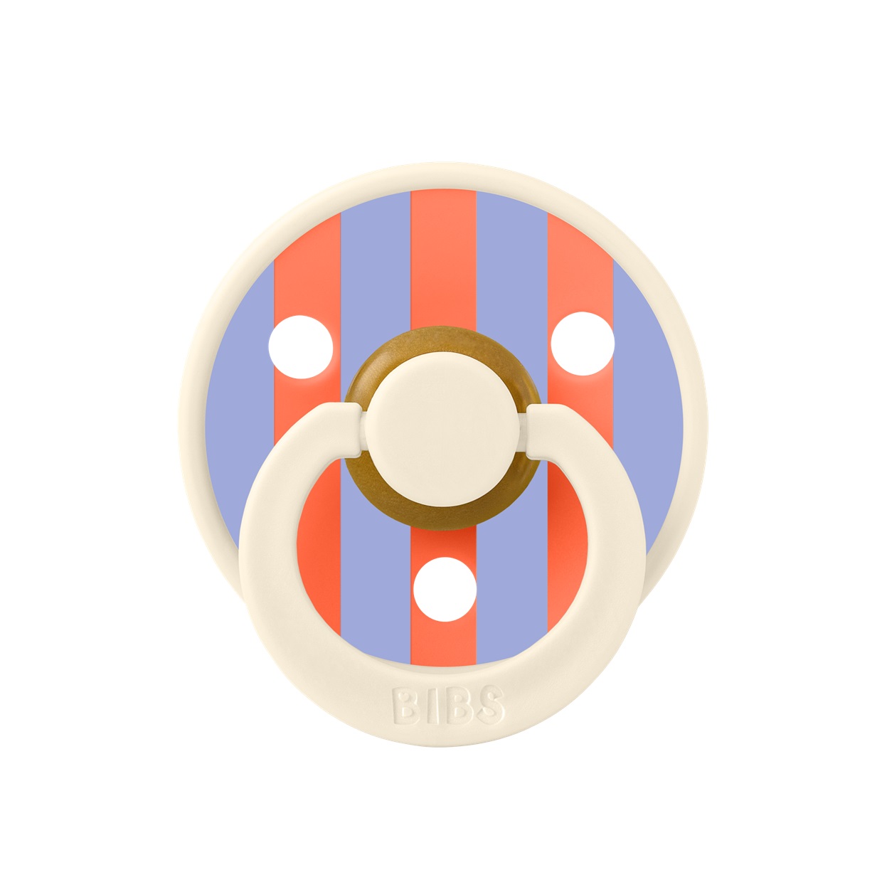 Пустушка Studio Colour Latex Round (кругла) Block –  Ivory / Hush