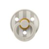 Пустушка Studio Colour Latex Round (кругла) Block –  Sand / Ivory - 0-6 міс.