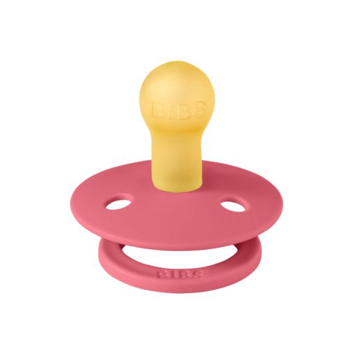 Пустушка Studio Colour Latex Round (кругла) Block –  Coral / Baby Pink - Зображення 2