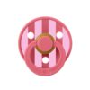 Пустушка Studio Colour Latex Round (кругла) Block –  Coral / Baby Pink - 0-6 міс.