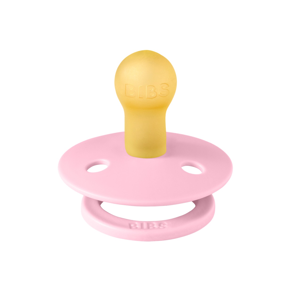 Пустушка Studio Colour Latex Round (кругла) Block –  Baby Pink / Coral - Зображення 2