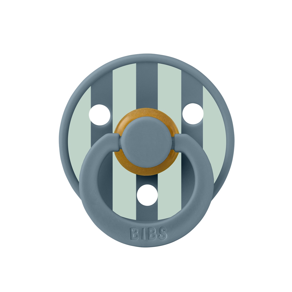 Пустушка Studio Colour Latex Round (кругла) Block – Petrol / Nordic Mint