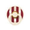 Пустушка Studio Colour Latex Round (кругла) Block – Ivory / Ruby - 0-6 міс.
