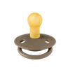 Соска пустушка BIBS De Lux Latex Round (кругла) – Dark Oak - 0-6 міс.