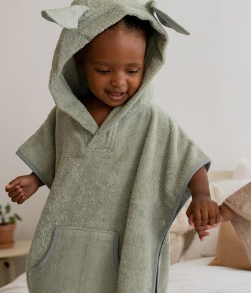 Рушник пончо з капюшоном BIBS Kangaroo Poncho Toddler - Зображення 7
