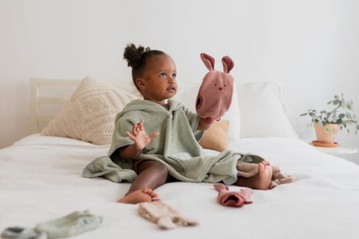 Рушник пончо з капюшоном BIBS Kangaroo Poncho Toddler - Зображення 8