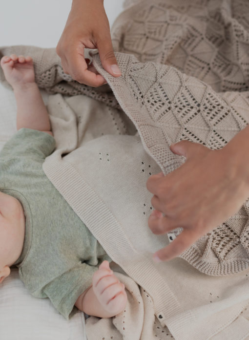 В'язана ковдра BIBS Knitted Blanket Wavy - Зображення 5