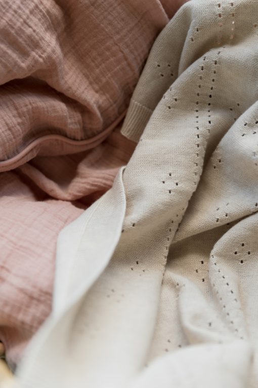 В'язана ковдра BIBS Knitted Blanket Pointelle - Зображення 5