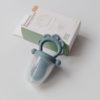 Силіконовий ніблер для годування "Лев" (картонне упакування) - Smoke Blue