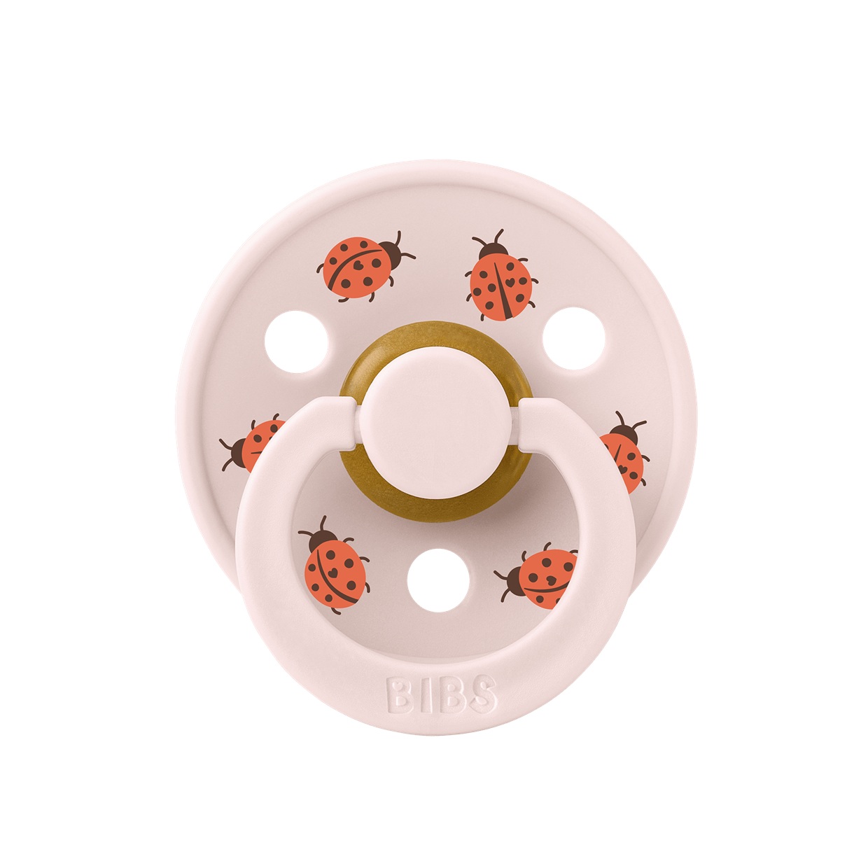 Пустушка Studio Colour Latex Round (кругла) Ladybug Friends – Petal - 6-18 міс.