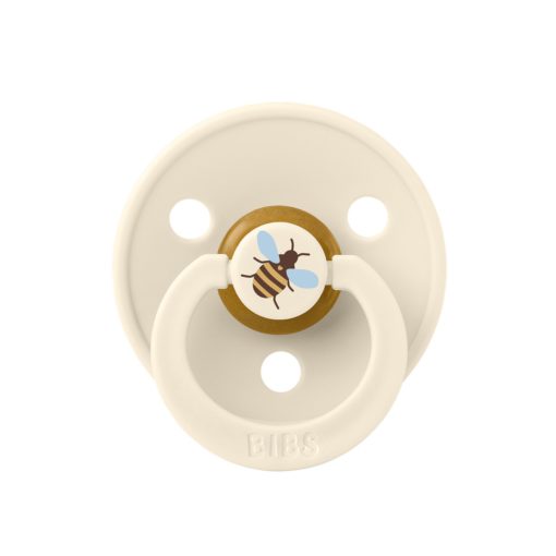 Пустушка Studio Colour Latex Round (кругла) Bumblebee – Ivory