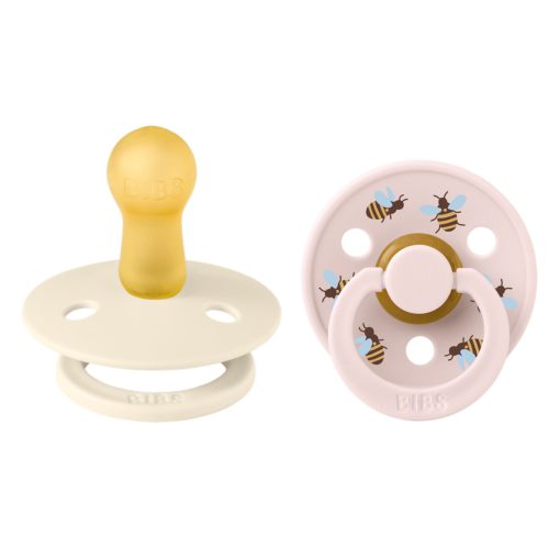 Пустушка Studio Colour 2 PACK Latex Round (кругла) Bumblebee – Ivory Mix (2 в упаковці) - Зображення 3