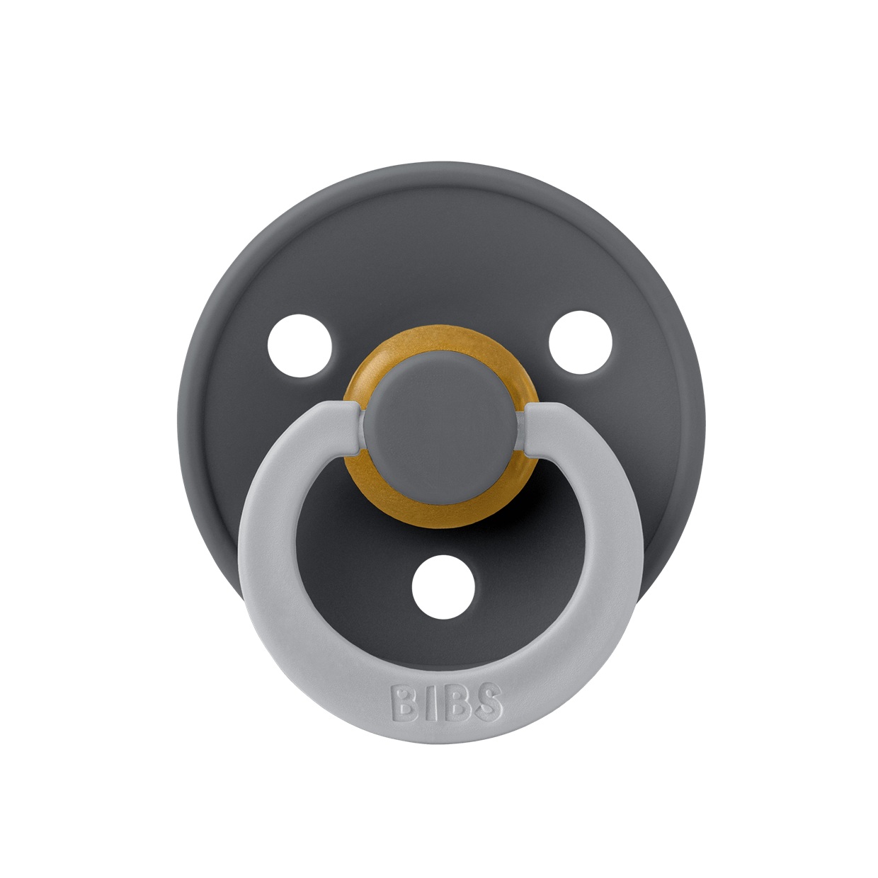 Пустушка Studio Colour Fusion Latex Round (кругла) – Iron/Cloud