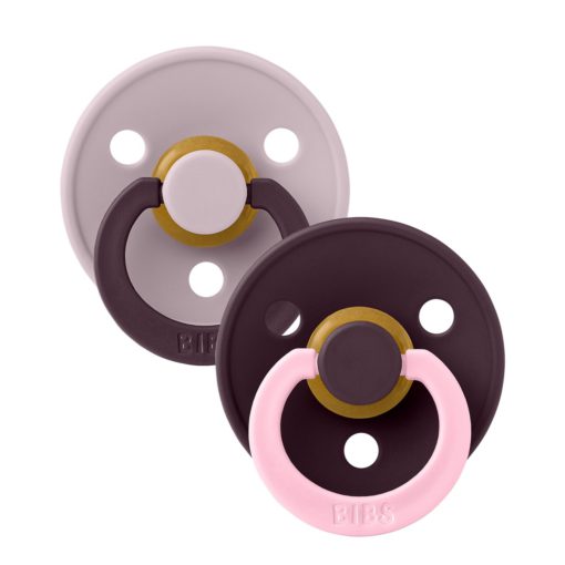 Пустушка Studio Colour 2 PACK Fusion Latex Round (кругла) – Dusky Lilac Plum mix (2 в упаковці)