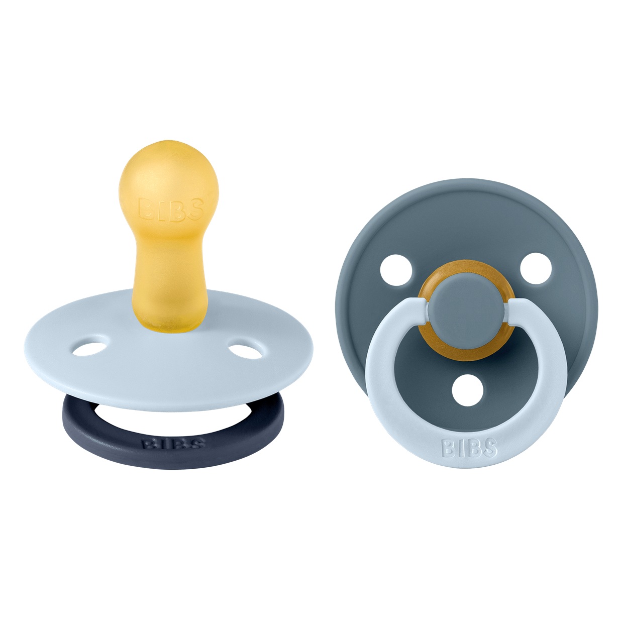 Пустушка Studio Colour 2 PACK Fusion Latex Round (кругла) – Baby Blue Petrol mix (2 в упаковці) - Зображення 2