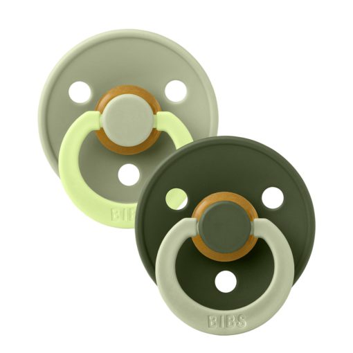 Пустушка Studio Colour 2 PACK Fusion Latex Round (кругла) – Sage Hunter Green mix (2 в упаковці)