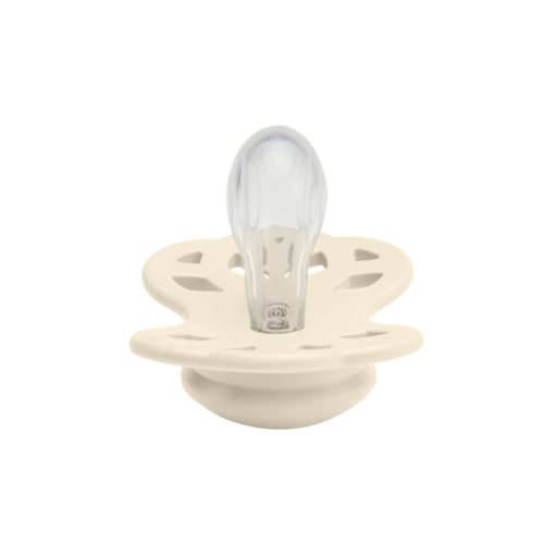 Соска пустушка BIBS Infinity Silicone Symmetrical (симетрична) – Ivory - Зображення 2