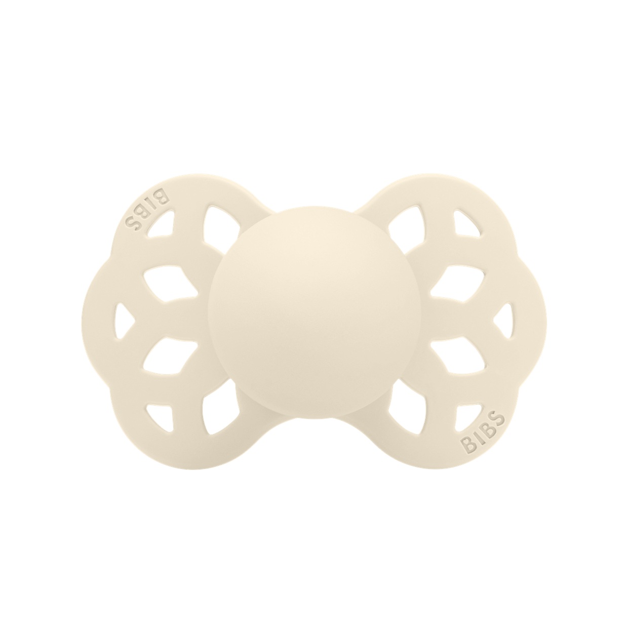 Соска пустушка BIBS Infinity Silicone Symmetrical (симетрична) – Ivory