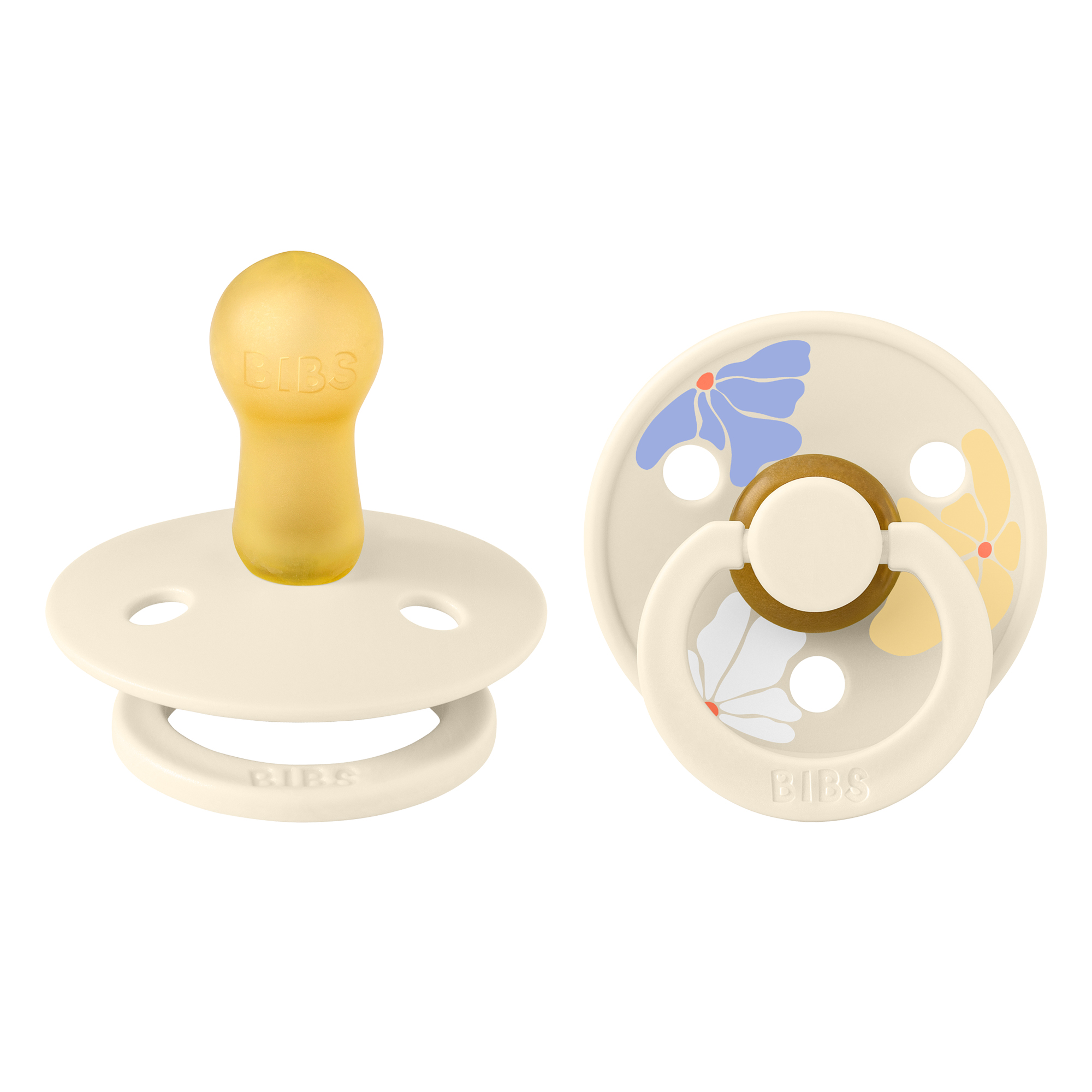 Пустушка Studio Colour 2 PACK Latex Round (кругла) Morning Bloom – Ivory Mix (2 в упаковці) - Зображення 2