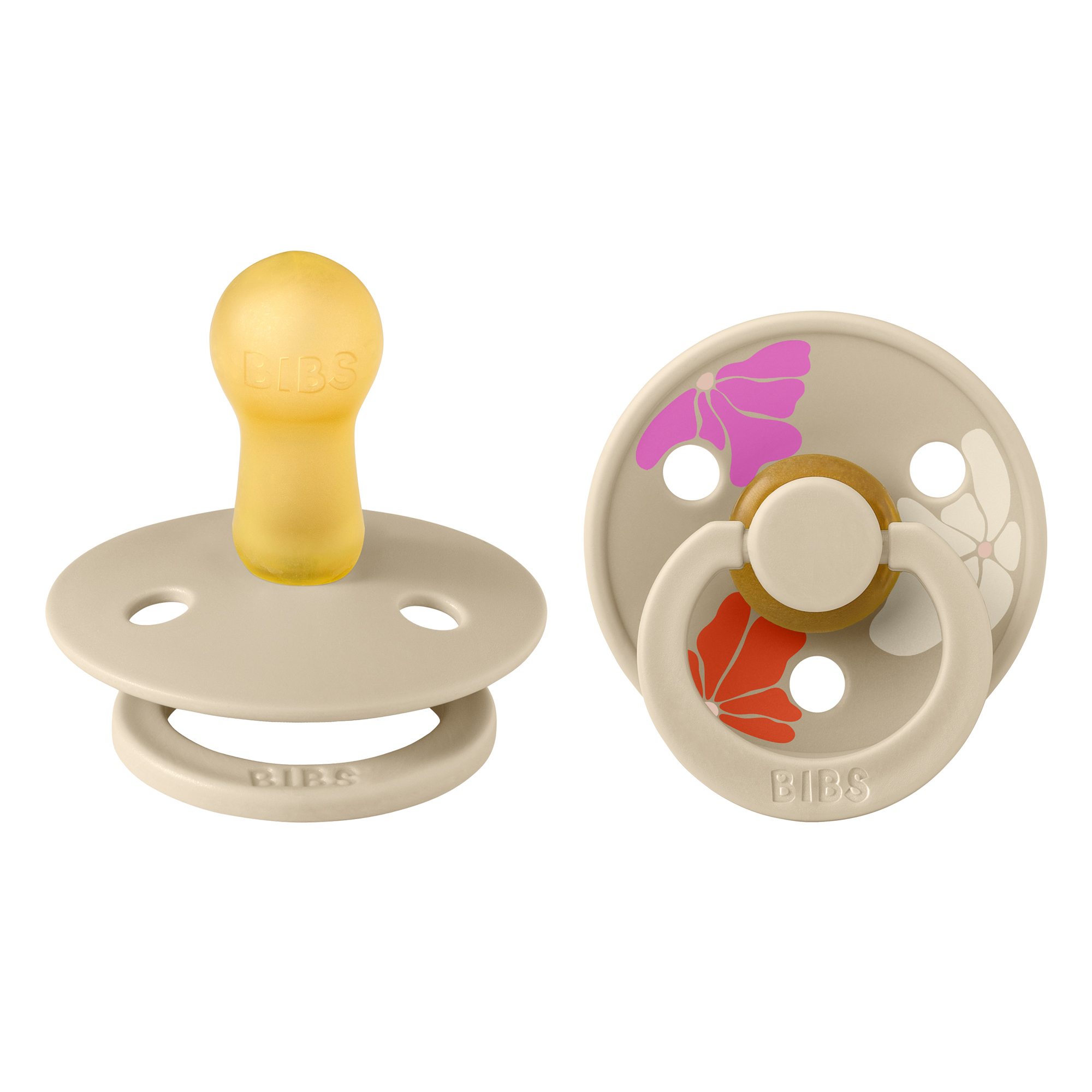 Пустушка Studio Colour 2 PACK Latex Round (кругла) Morning Bloom – Vanilla Mix (2 в упаковці) - Зображення 2