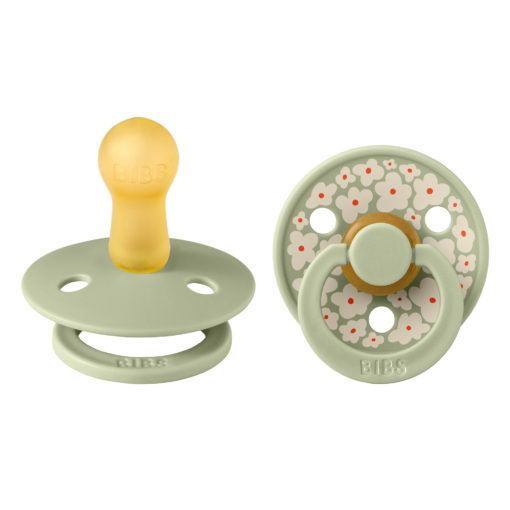 Пустушка Studio Colour 2 PACK Latex Round (кругла) Jasmine – Sage Mix (2 в упаковці) - Зображення 2