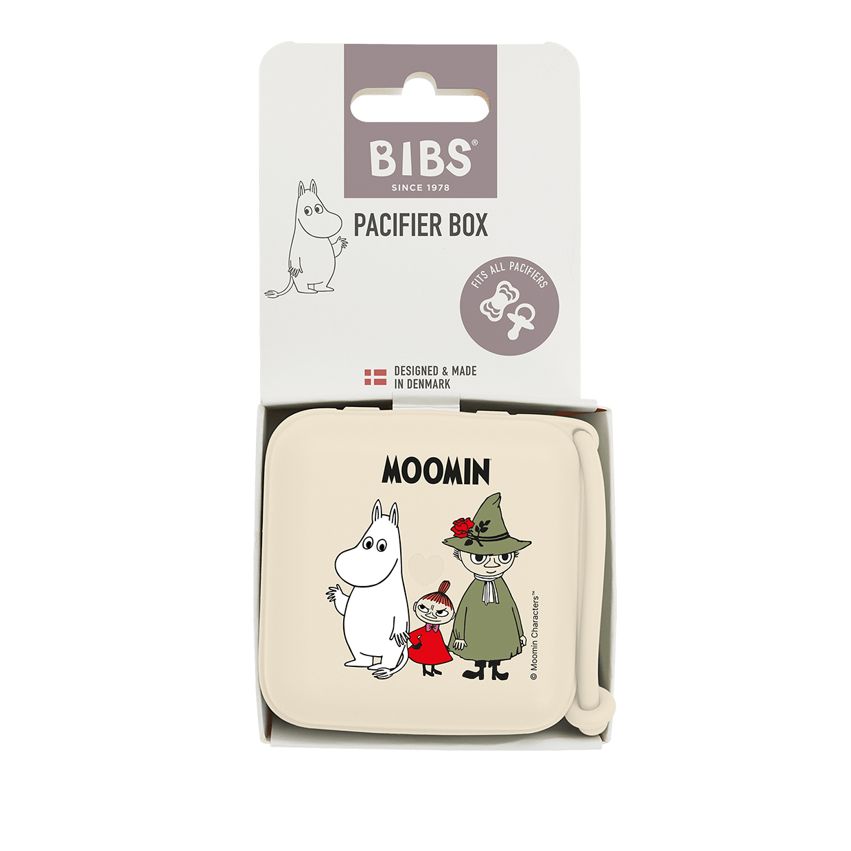 Контейнер для пустушок BIBS x Moomins Pacifier Box – Ivory - Зображення 2