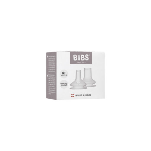 Змінні силіконові носики для дитячої пляшечки BIBS Baby Bottle Spout Silicone 2 pack - Зображення 2