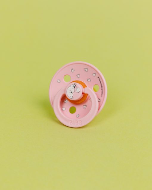 Пустушка Bibs x Moomin Colour Latex Round (кругла) Dreaming – Baby Pink mix (2 в упаковці) - Зображення 5