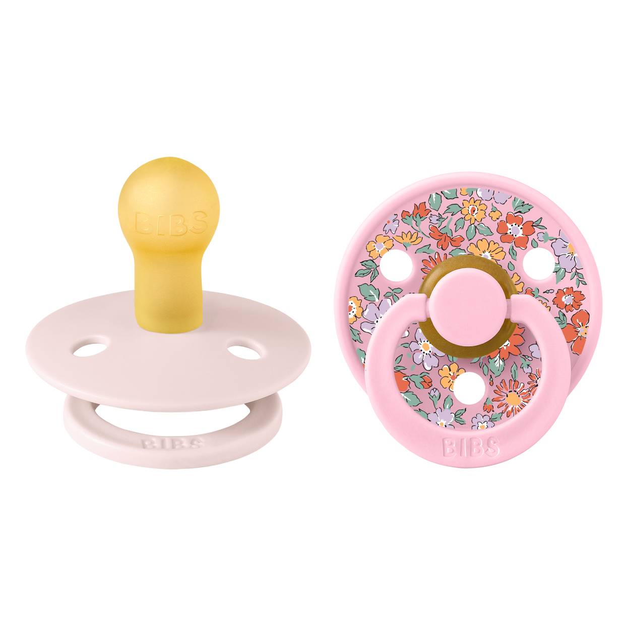 Пустушка BIBS x Liberty Colour 2 PACK Oscar Meadow Latex Round (кругла) – Petal Mix - Зображення 2