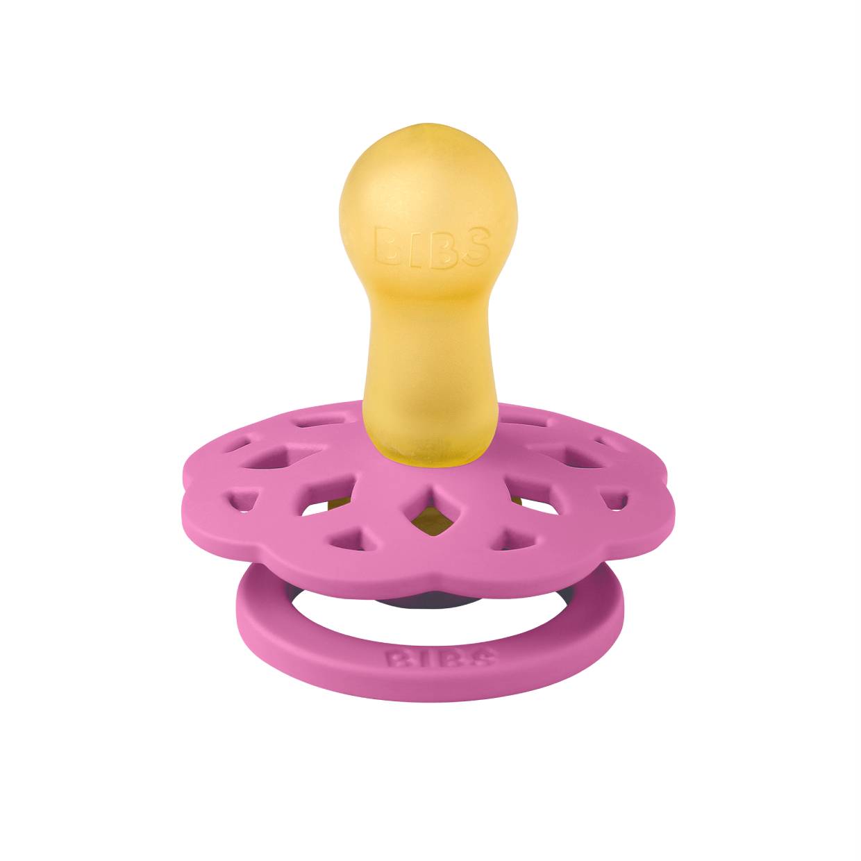 Соска пустушка BIBS Boheme Latex Round (кругла) – Bubblegum - Зображення 2