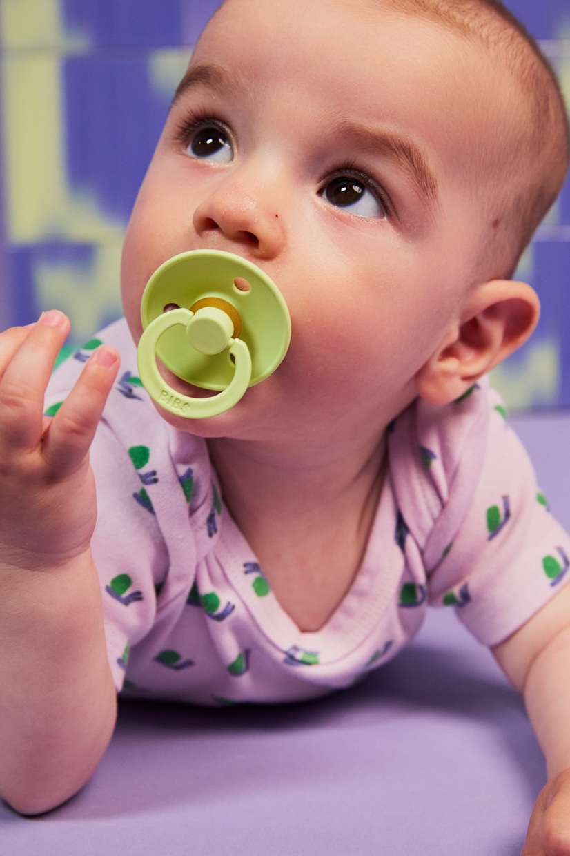 Соска пустушка BIBS Colour Latex Anatomical (анатомічна) – Matcha/Cactus (2 в упаковці) - Зображення 4