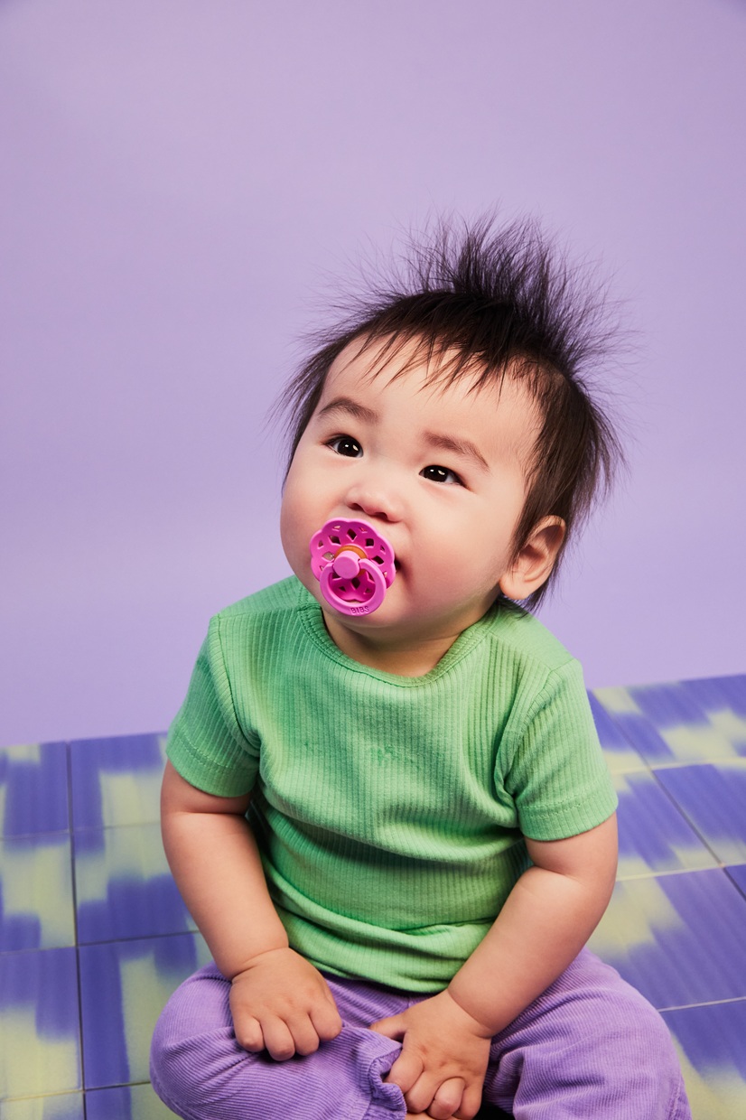 Соска пустушка BIBS Boheme Latex Round (кругла) – Bubblegum - Зображення 4