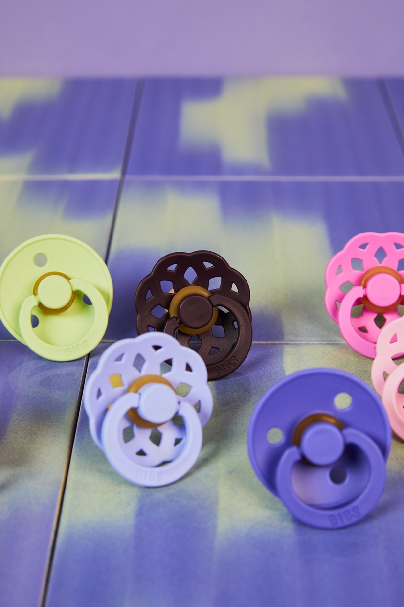 Соска пустушка BIBS Boheme Latex Round (кругла) – Plum - Зображення 4