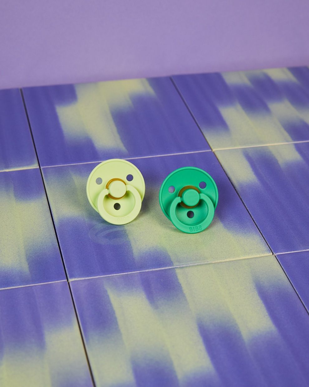 Соска пустушка BIBS Colour Latex Anatomical (анатомічна) – Matcha/Cactus (2 в упаковці) - Зображення 5