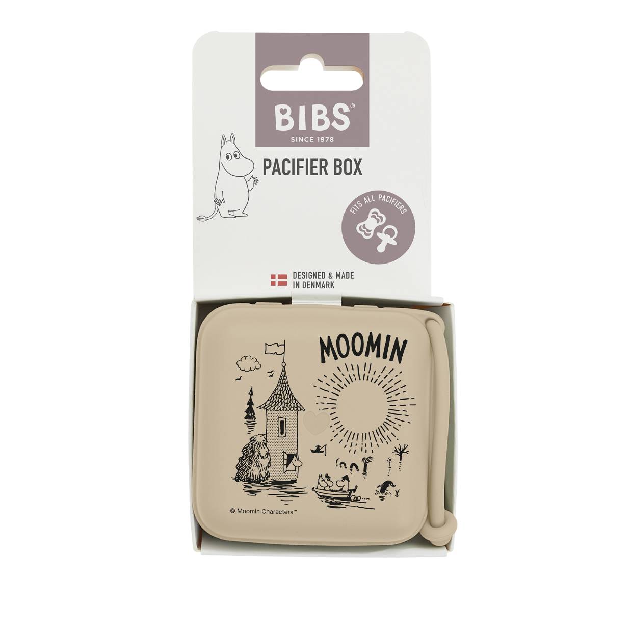 Контейнер для пустушок BIBS x Moomins Pacifier Box – Vanilla - Зображення 2