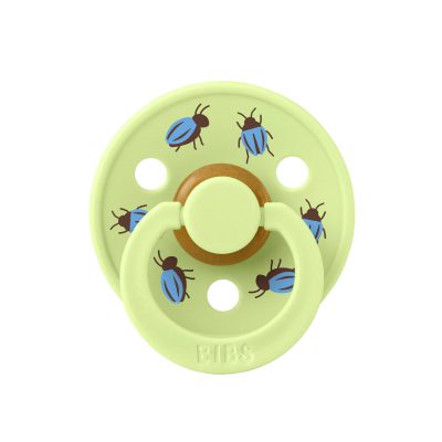 Пустушка Studio Colour Latex Round (кругла) Beetle Friends – Matcha