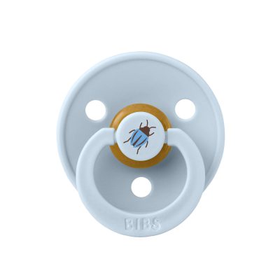 Пустушка Studio Colour Latex Round (кругла) Beetle Bulk – Baby Blue