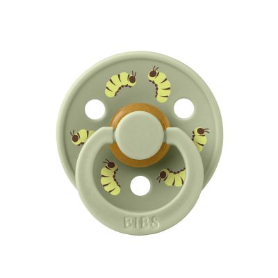 Пустушка Studio Colour Latex Round (кругла) Caterpillar Friends Bulk – Sage